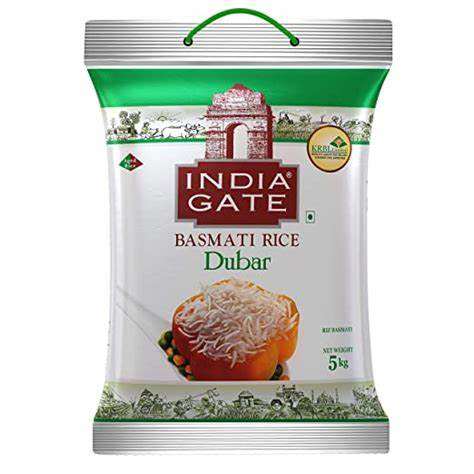 India Gate Basmati Rice Dubar 5 Kg