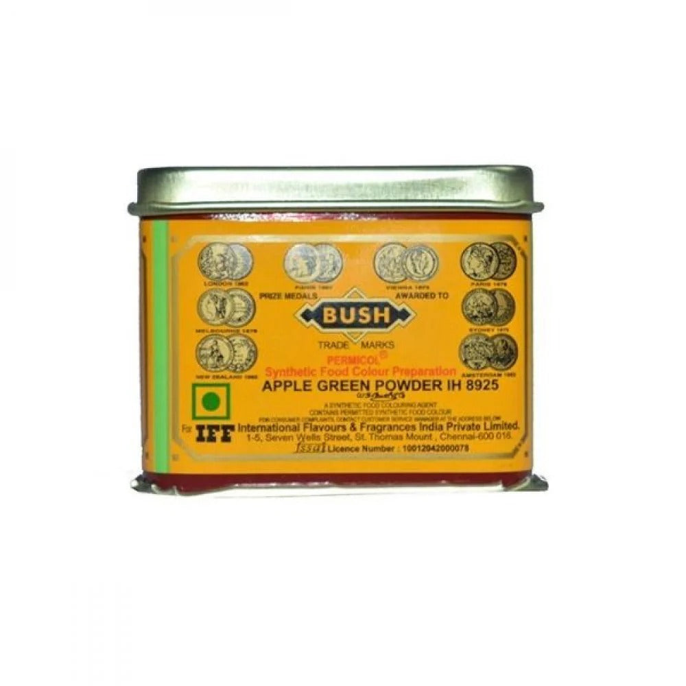 ผงแอปเปิลเขียวบุช ( สีเขียว ) 100 กรัม