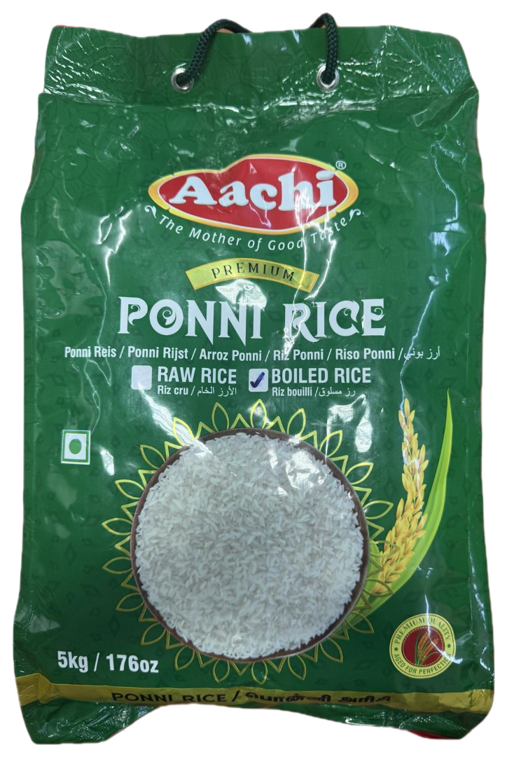 Aachi Ponni Boiled Rice 5 kG