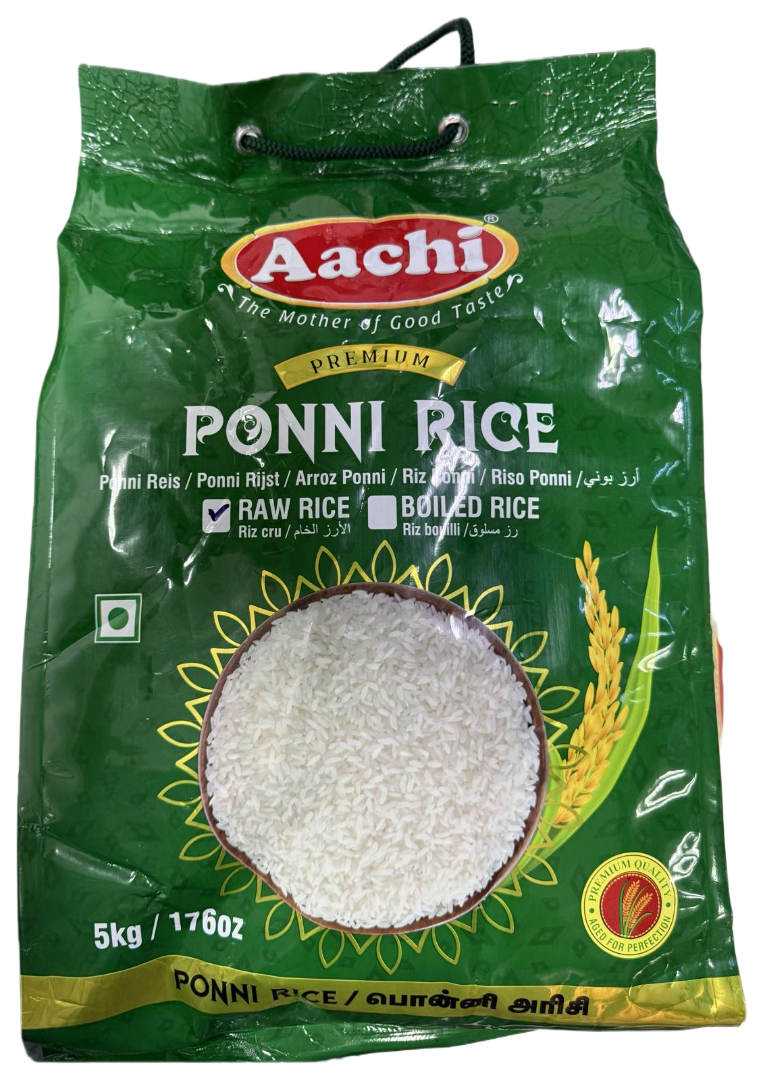 Aachi Ponni Raw Rice 5 KG