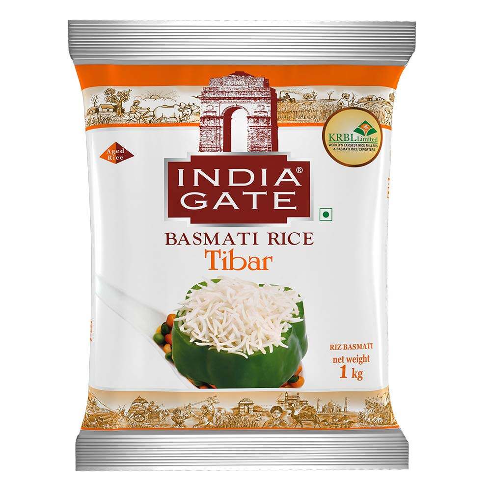 India Gate Basmati Rice Tibar 1 Kg