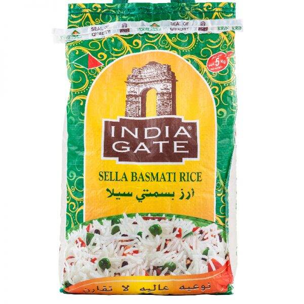 India Gate Basmati Rice Creamy Sella 5 Kg