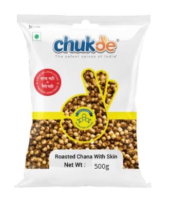 Chuk De Roasted Chana With Skin 500 Gram