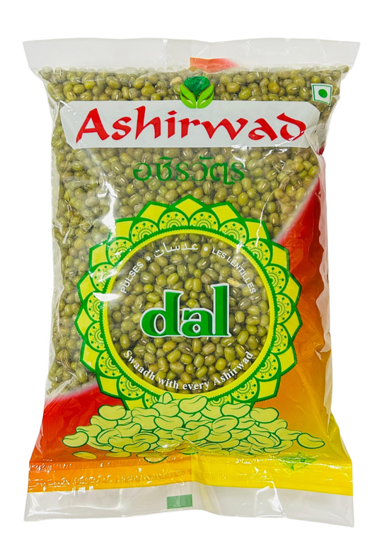Ashirwad Moong Sabut 500 GMS