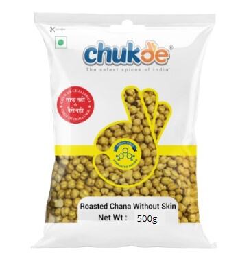 Chuk De Roasted Chana Without Skin 500 Gram