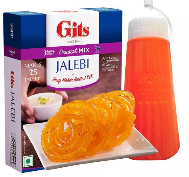 Gits Jalebi Mix 100g (With Maker)