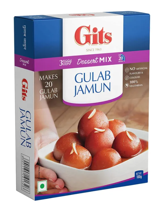 Gits Instant Gulab Jamun Dessert Mix 200g